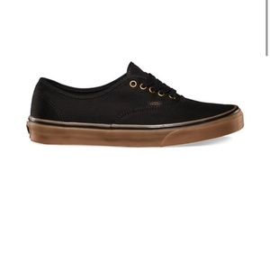 Black and Brown low cut Vans